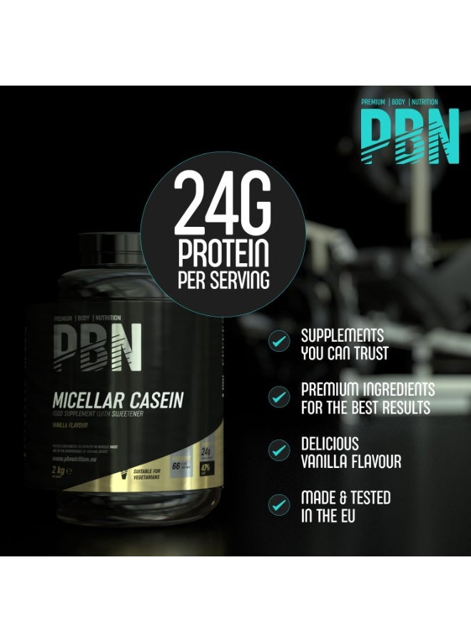 PBN - Premium Body Nutrition Micellar Casein 2kg Vanilla - Image 3